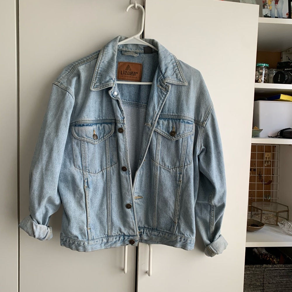Light wash denim jacket